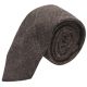 Mocha Brown Herringbone Check Tie