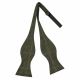 Moss Green Check Self-Tie Bow Tie