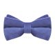 Ocean Blue Velvet Bow Tie