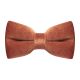 Bronze Textured Velvet Bow Tie