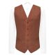 Bronze Textured Velvet Waistcoat