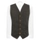 Oxford Blue Tattersall Check Waistcoat