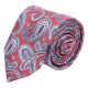 Red with Blue Paisley Tie