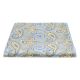 Blue with Gold Paisley Pocket Square