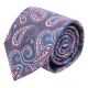 Blue with Red Paisley Tie