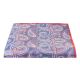 Blue with Red Paisley Pocket Square