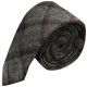 Heritage Pebble Grey Check Tie