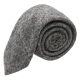 Luxury Herringbone Pewter Grey Tie