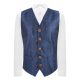 Navy Blue Herringbone Pheasant Waistcoat