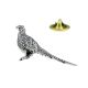 Pheasant Pewter Lapel Pin