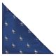 Navy Blue Pigeon Herringbone Pocket Square