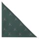 Dark Green Hurricane Fighter Plane Embroidered Pocket Square