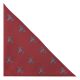 Burgundy Red Hurricane Fighter Plane Embroidered Pocket Square