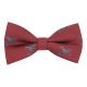 Burgundy Red Hurricane Fighter Plane Embroidered Bow Tie