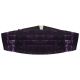 Purple Crushed Velvet Cummerbund