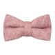 Indian Red Herringbone Bow Tie