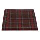 Rust Brown & Red Check Pocket Square