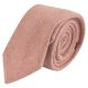 Salmon Pink Woven Wool Tie