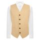 Sand Cream Linen Waistcoat