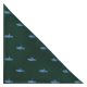 Dark Green Shark Herringbone Pocket Square