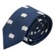 Navy Blue Sheep Embroidered Tie
