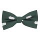 Dark Green Sheep Embroidered Bow Tie