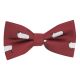 Burgundy Red Sheep Embroidered Bow Tie