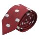 Burgundy Red Sheep Embroidered Tie