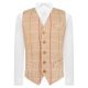Tortilla Brown Check Check Waistcoat