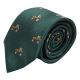 Dark Green Herringbone Tractor Tie