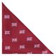 Burgundy Red Union Jack Herringbone Pocket Square