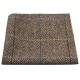 Walnut Brown Herringbone Check Pocket Square