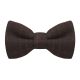 Heritage Check Wine Bow Tie