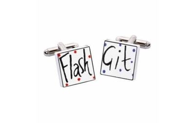 Flash Git Cufflinks by Sonia Spencer