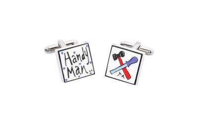 Handy Man Cufflinks by Sonia Spencer
