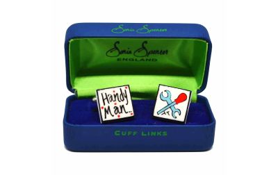 Handy Man Cufflinks by Sonia Spencer