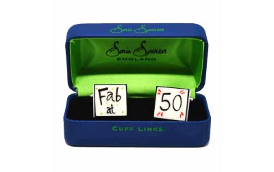 Fab at 50 Cufflinks by Sonia Spencer