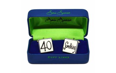 40 Something Cufflinks by Sonia Spencer