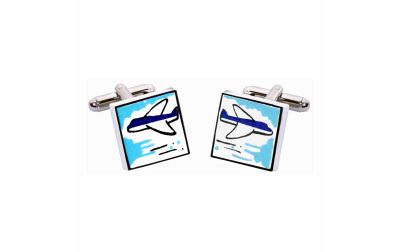 Aeroplane Cufflinks by Sonia Spencer