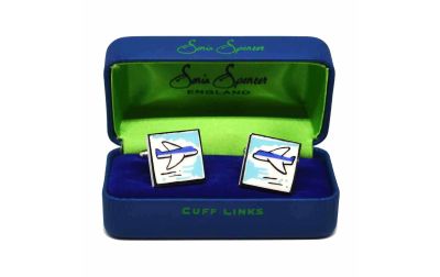 Aeroplane Cufflinks by Sonia Spencer