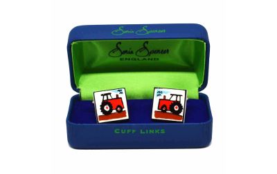 Red Tractor Cufflinks