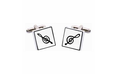 Sonia Spencer Treble Clef Cufflinks