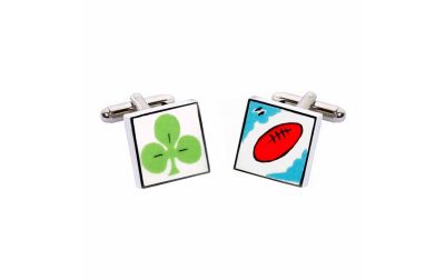 Irish Rugby Cufflinks by Sonia Spencer
