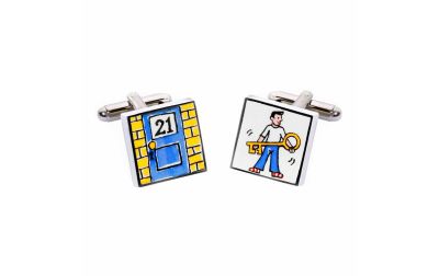 Key to the Door 21 Cufflinks