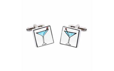 Martini Cufflinks by Sonia Spencer