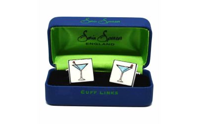 Martini Cufflinks by Sonia Spencer