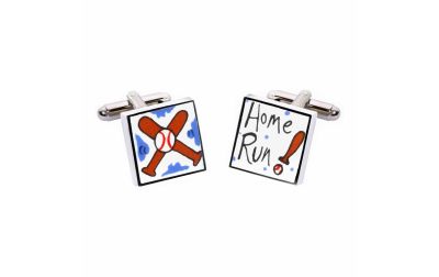 Home Run Cufflinks by Sonia Spencer