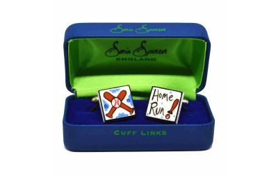 Home Run Cufflinks by Sonia Spencer