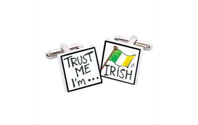 Trust Me, I'm Irish Cufflinks