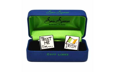 Trust Me, I'm Irish Cufflinks